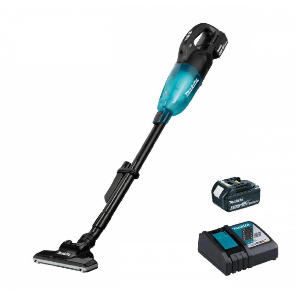 Makita DCL284FRFB 18V 充電膠囊式吸塵機套裝 (黑色)